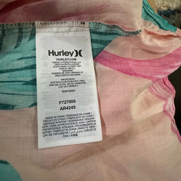 EUC 90’s Y2K Hurley Tropical dress Large - Picture 4 of 5